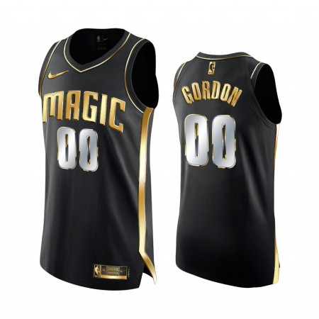 Maglia NBA Orlando Magic Aaron Gordon 00 2020-21 Nero Golden Edition Swingman - Uomo